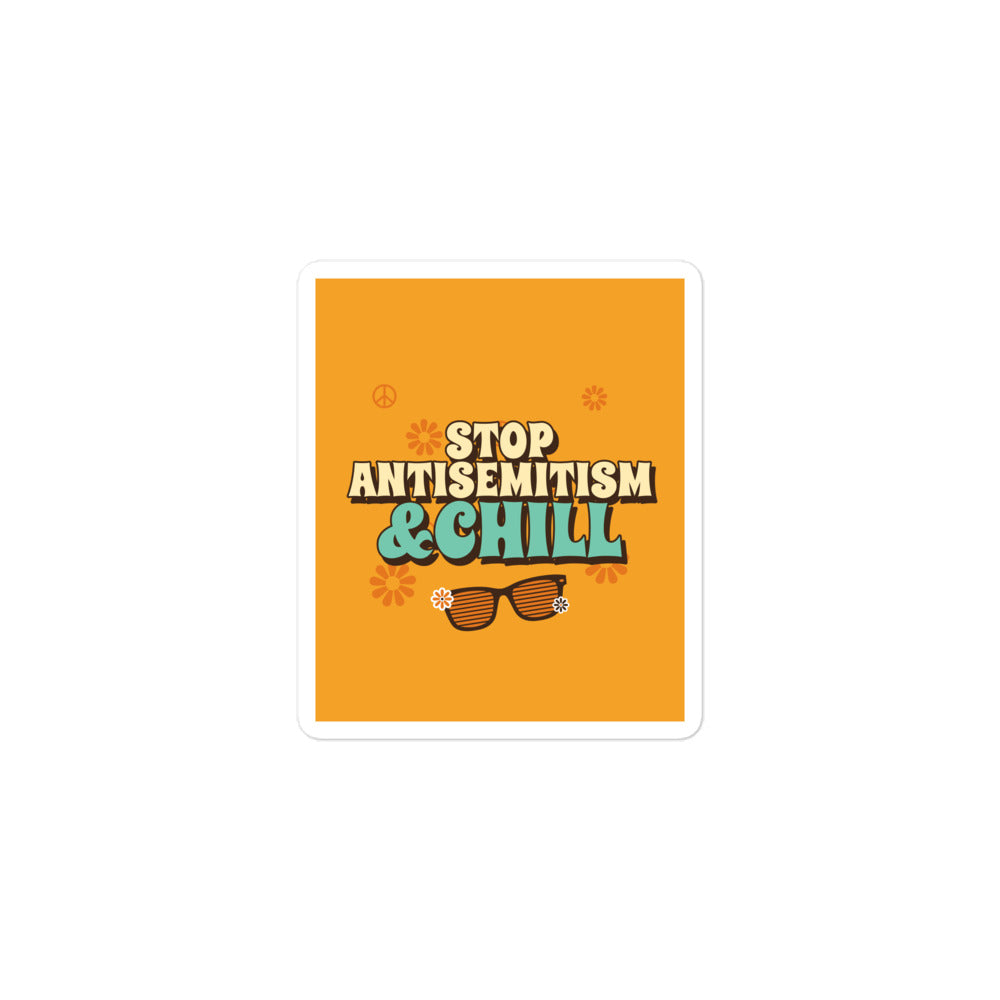 Chill Retro | Antisemitism | Kiss Cut Sticker