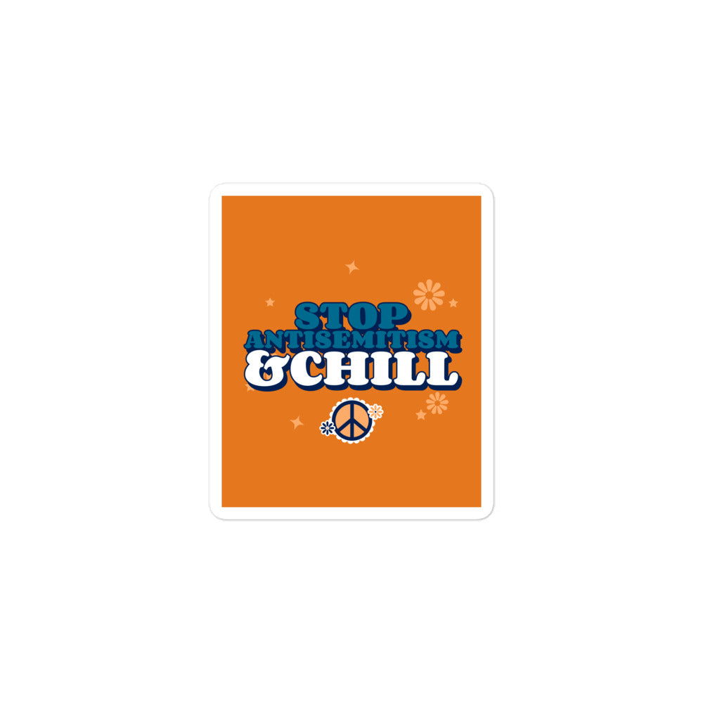 Chill Retro | Antisemitism | Kiss Cut Sticker