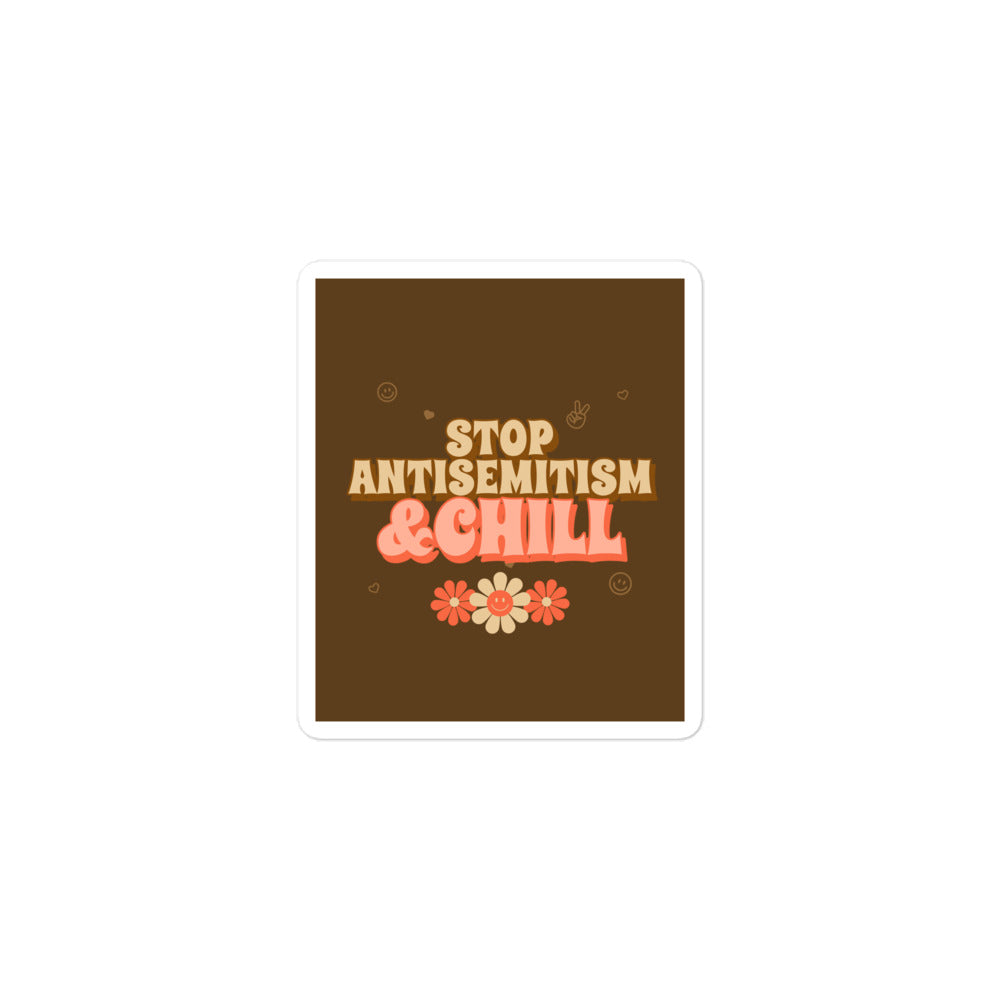 Chill Retro | Antisemitism | Kiss Cut Sticker