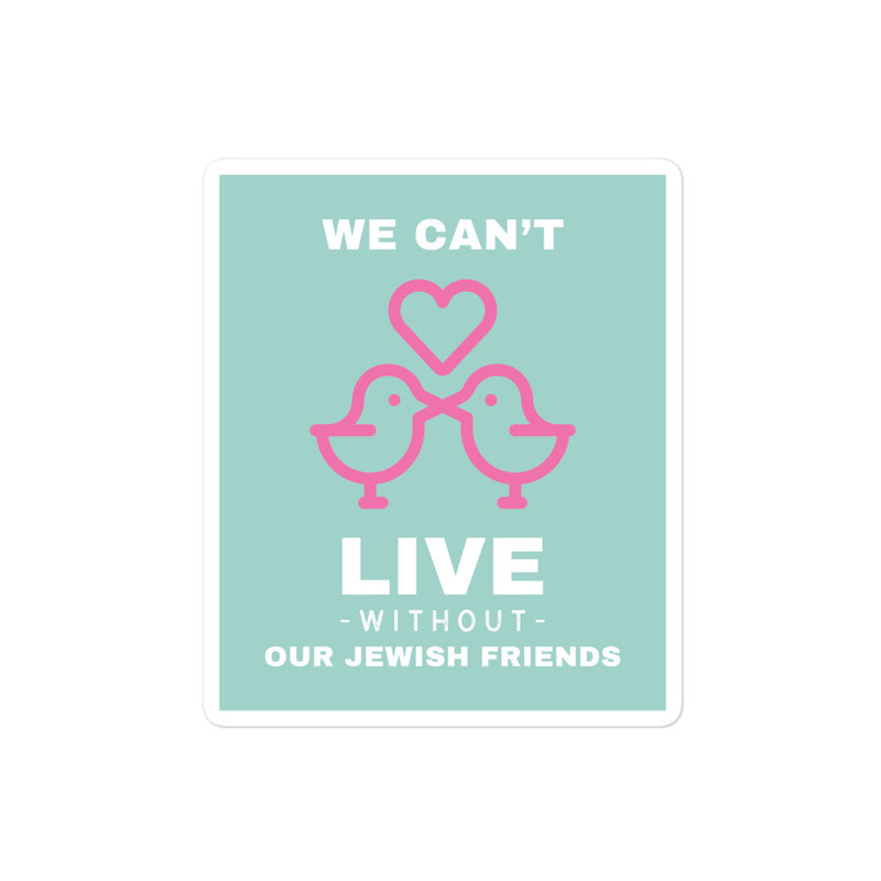 All In For Jews | Kiss Cut Sticker
