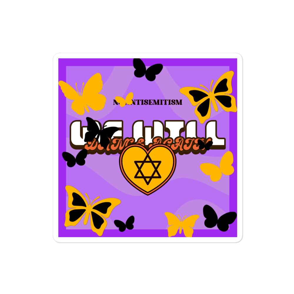 We Will Dance Again | Retro-Purple Style | Kiss Cut Sticker Jouparty