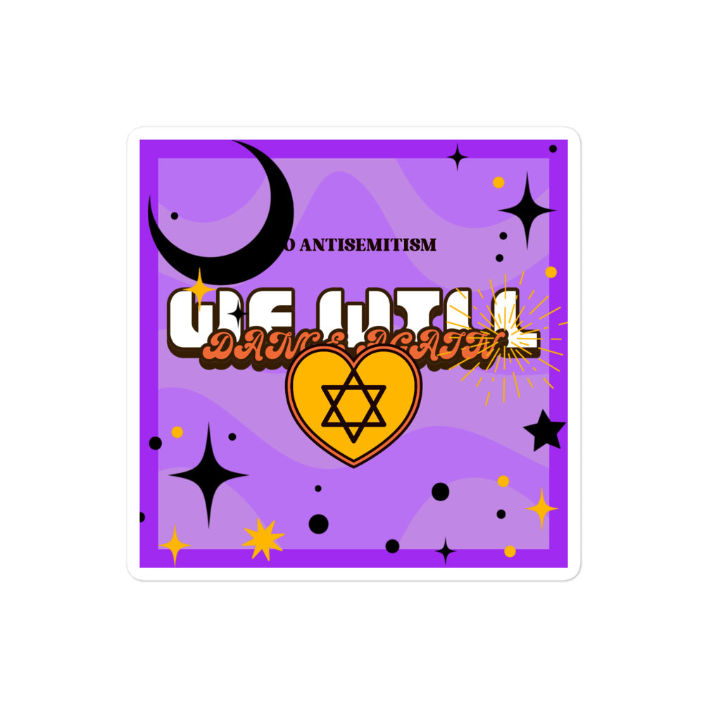 We Will Dance Again | Retro-Purple Style | Kiss Cut Sticker Jouparty