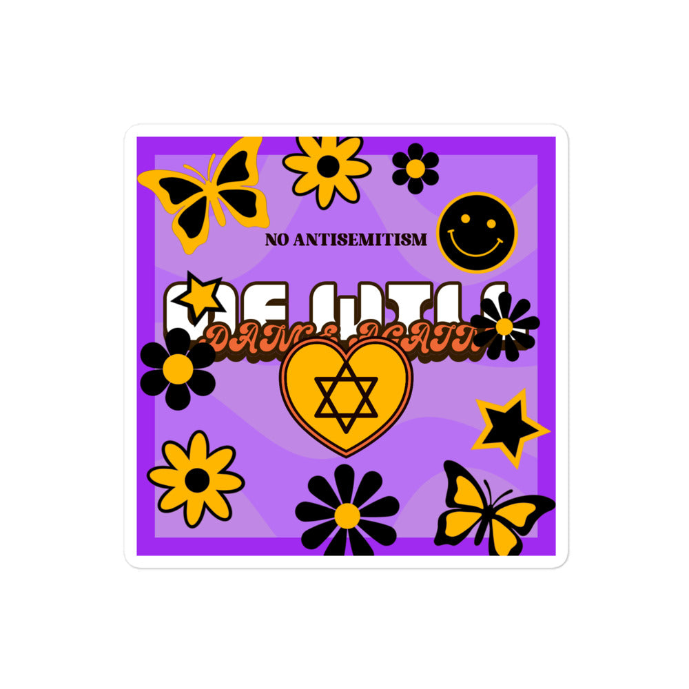 We Will Dance Again | Retro-Purple Style | Kiss Cut Sticker Jouparty