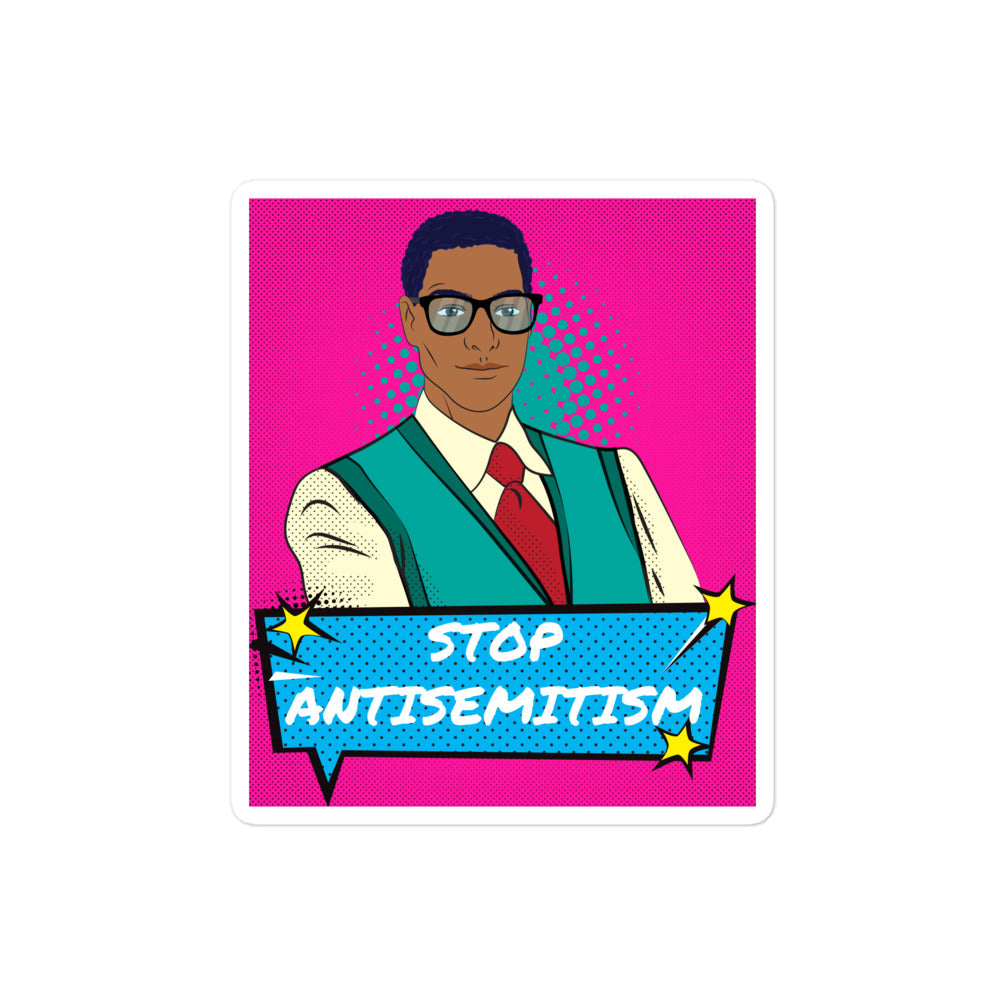 Pop Art Style | Antisemitism | Kiss Cut Sticker Jouparty