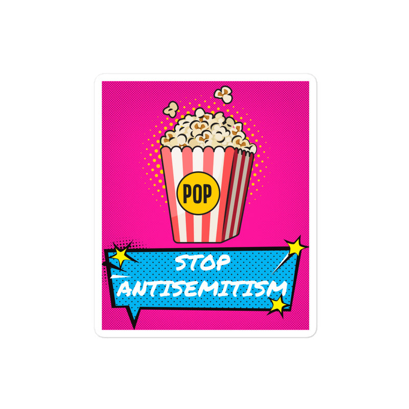 Pop Art Style | Antisemitism | Kiss Cut Sticker