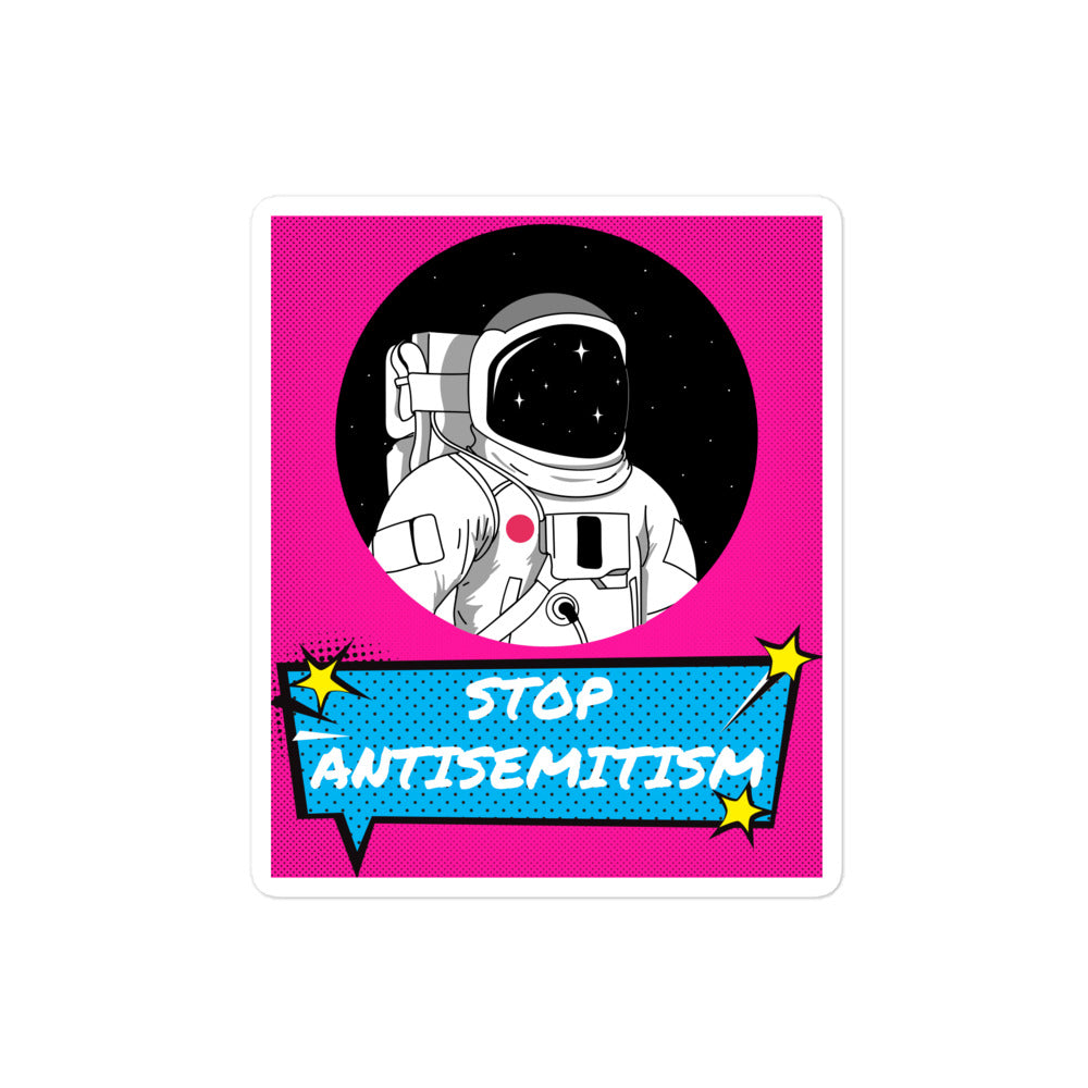 Pop Art Style | Antisemitism | Kiss Cut Sticker Jouparty