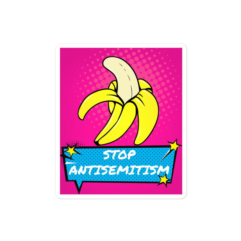 Pop Art Style | Antisemitism | Kiss Cut Sticker