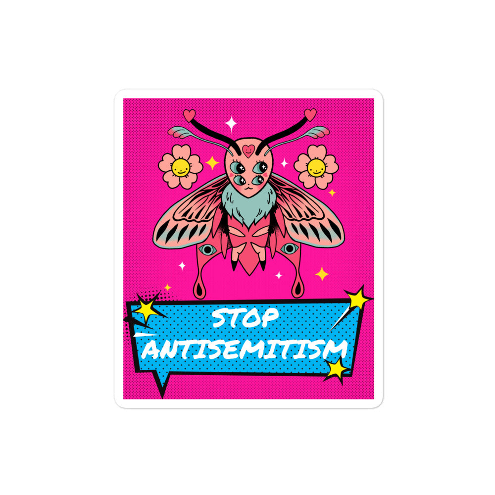 Pop Art Style | Antisemitism | Kiss Cut Sticker Jouparty