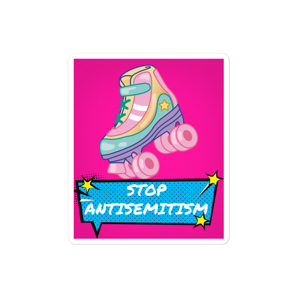 Pop Art Style | Antisemitism | Kiss Cut Sticker Jouparty