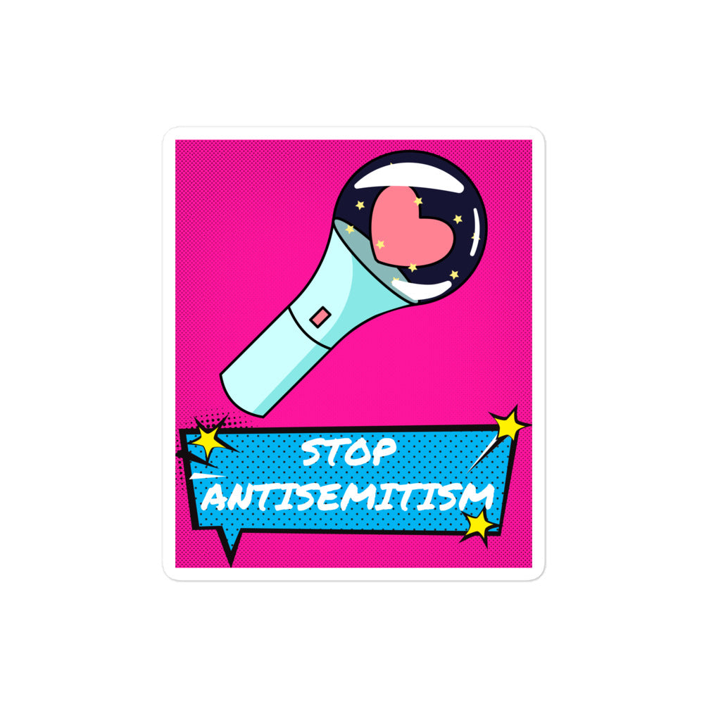 Pop Art Style | Antisemitism | Kiss Cut Sticker Jouparty