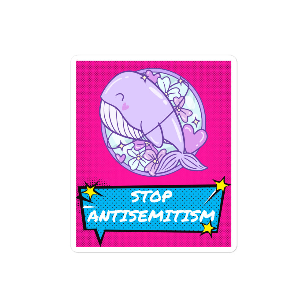 Pop Art Style | Antisemitism | Kiss Cut Sticker Jouparty