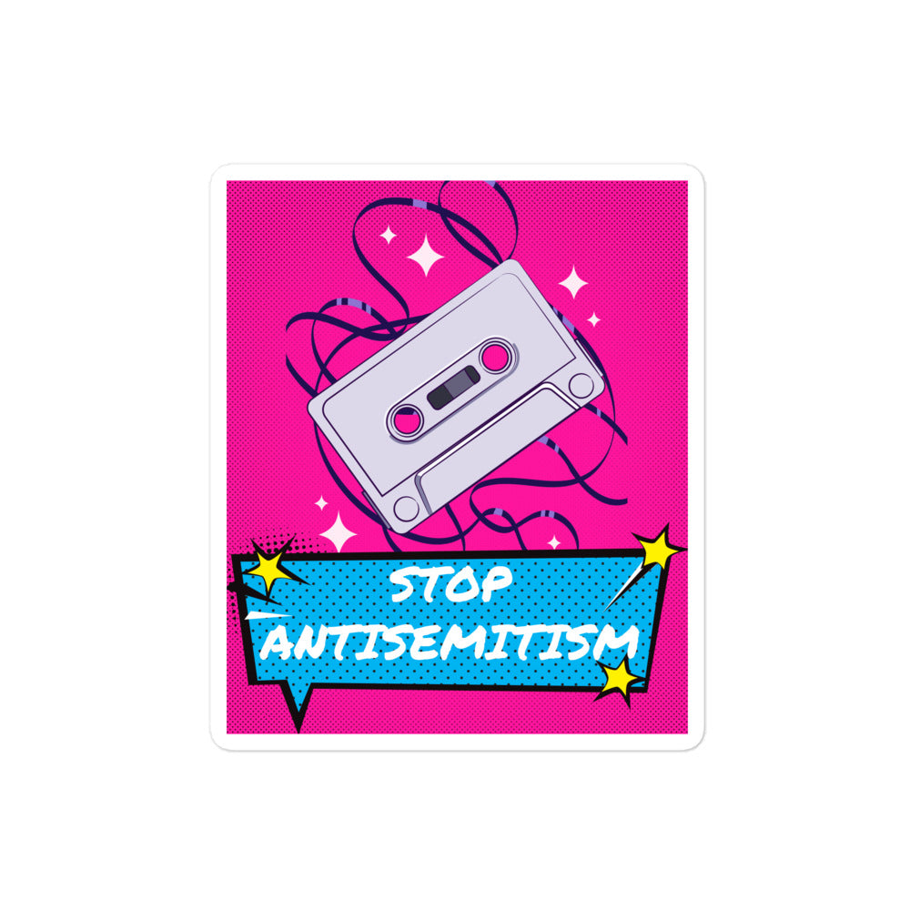 Pop Art Style | Antisemitism | Kiss Cut Sticker Jouparty