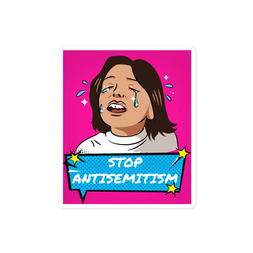 Pop Art Style | Antisemitism | Kiss Cut Sticker Jouparty