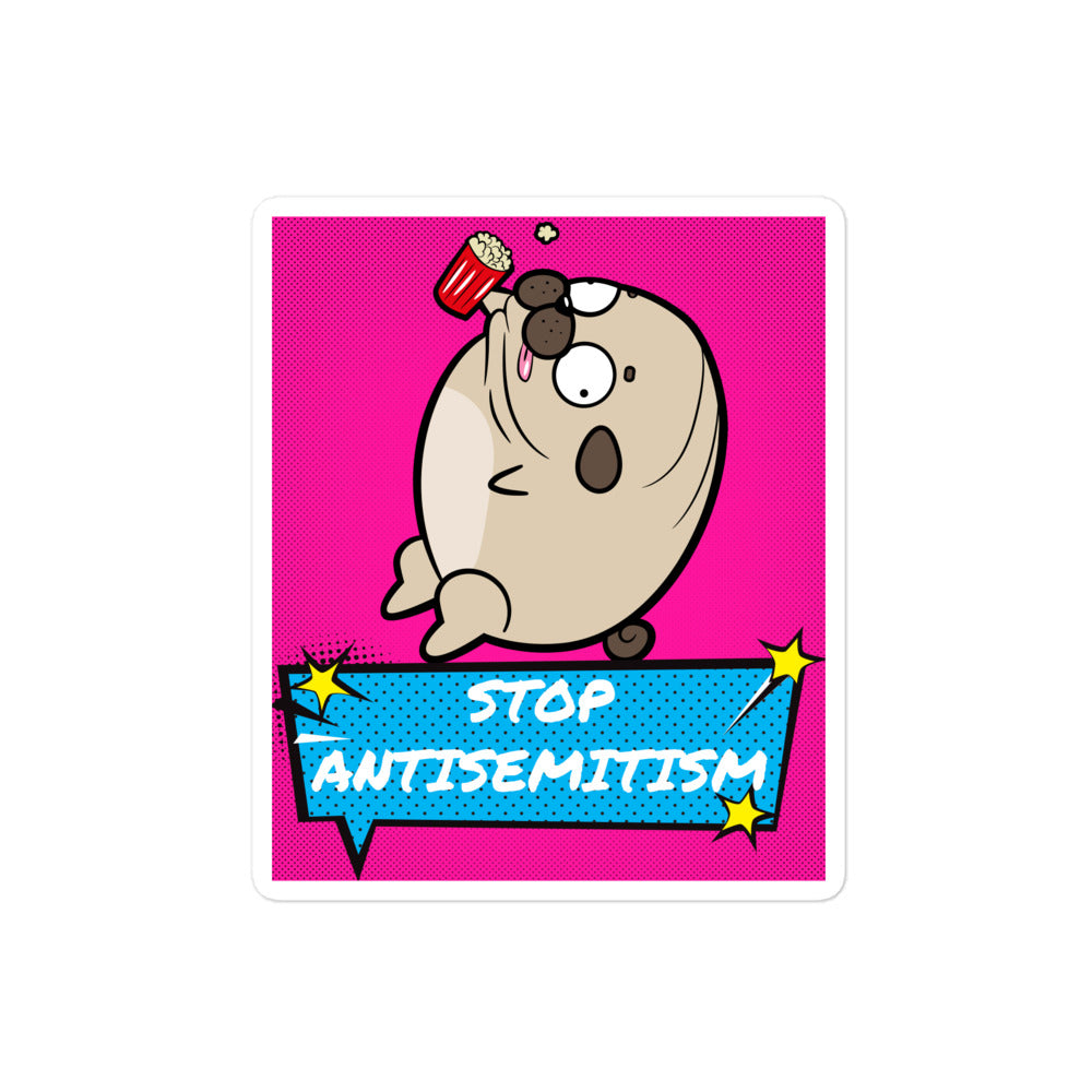 Pop Art Style | Antisemitism | Kiss Cut Sticker Jouparty