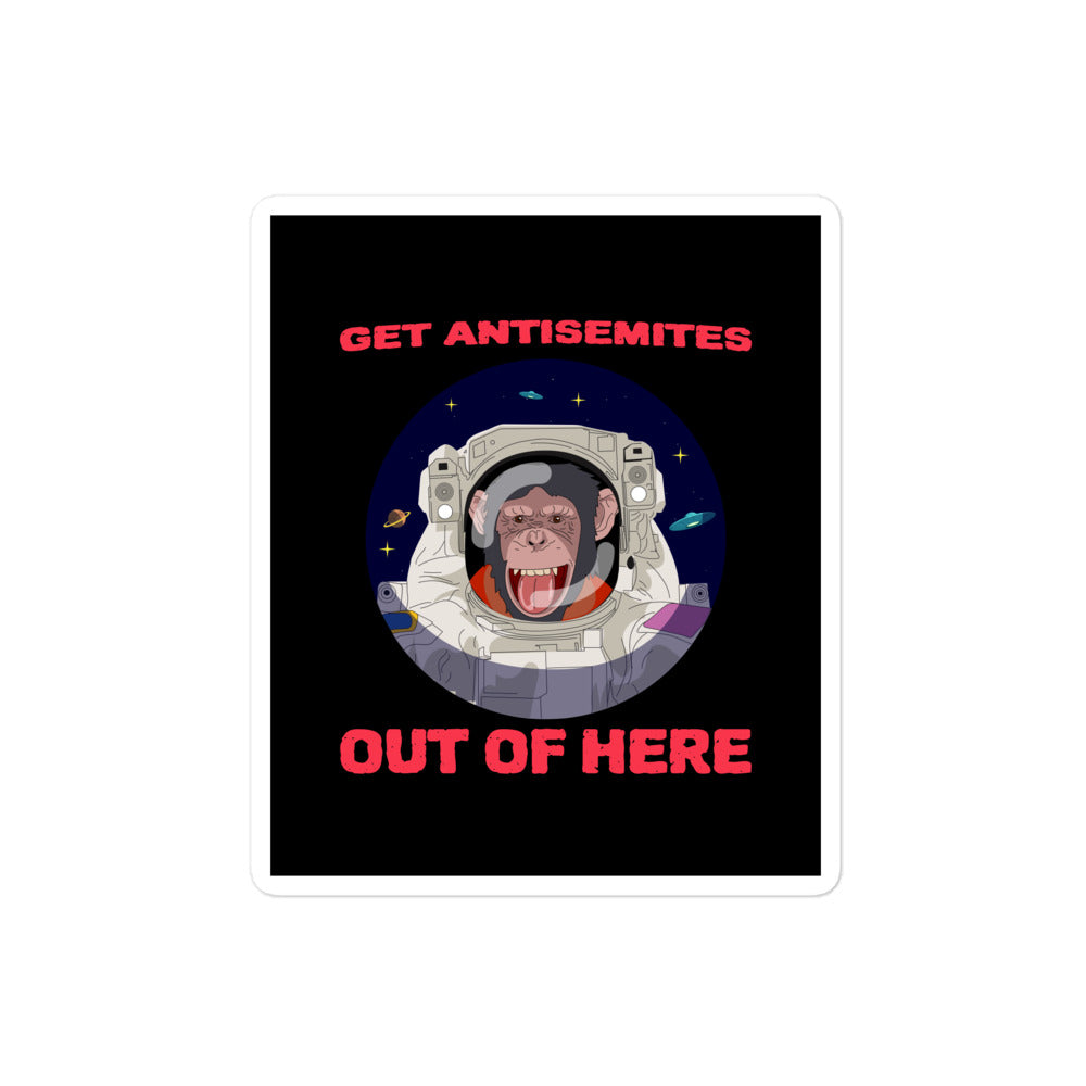 Get Alien Out | Antisemitism | Kiss Cut Sticker Jouparty
