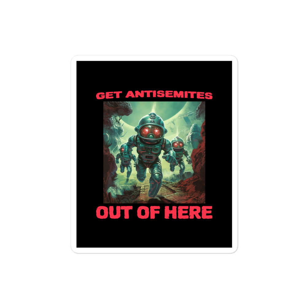 Get Alien Out | Antisemitism | Kiss Cut Sticker Jouparty