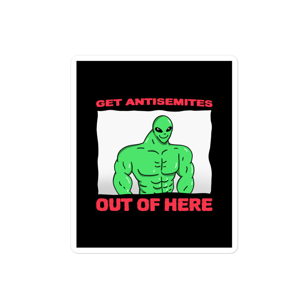 Get Alien Out | Antisemitism | Kiss Cut Sticker Jouparty