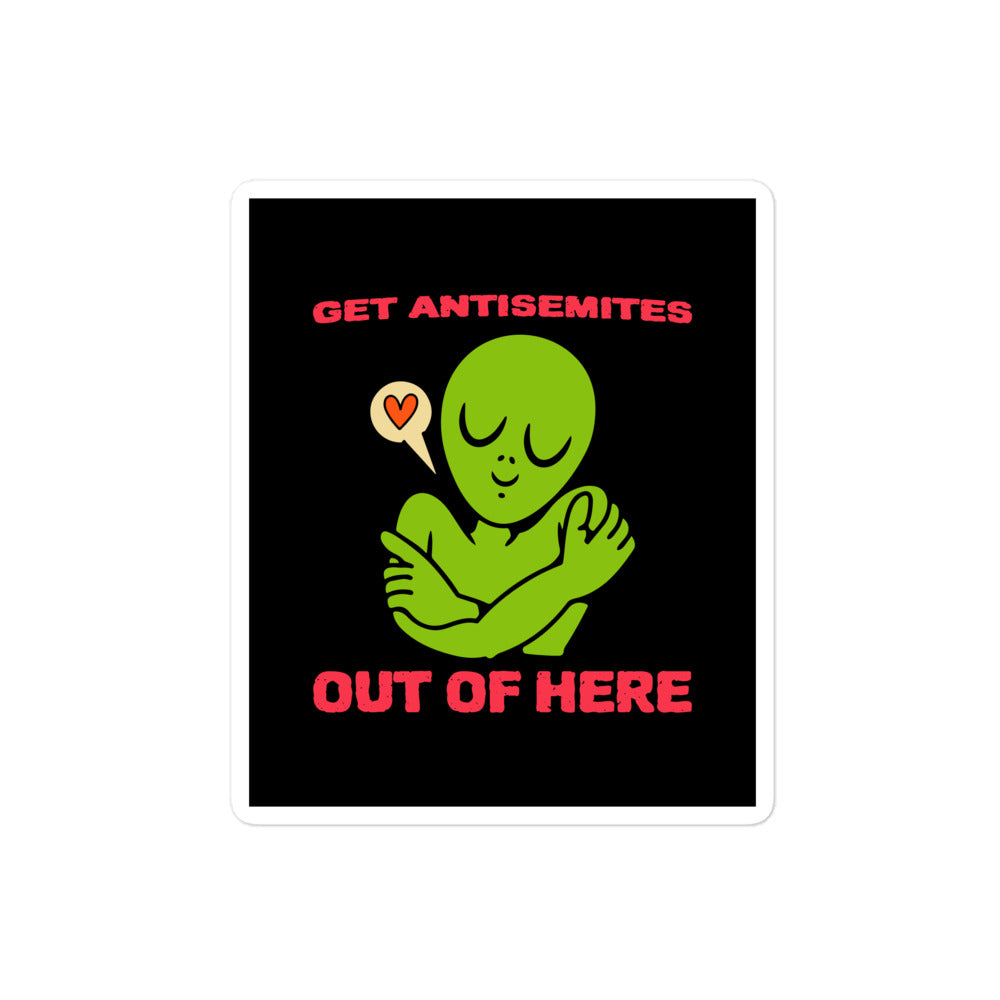 Get Alien Out | Antisemitism | Kiss Cut Sticker Jouparty