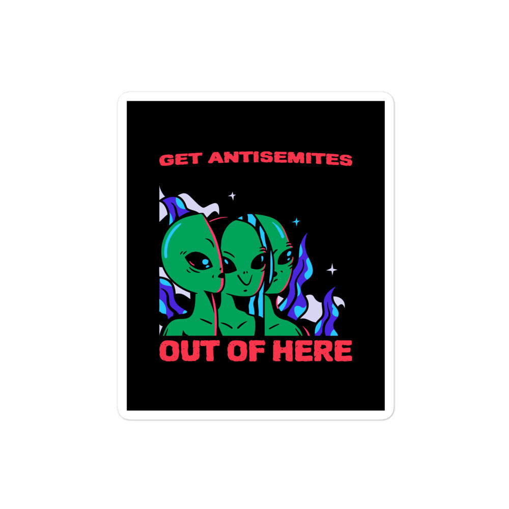 Get Alien Out | Antisemitism | Kiss Cut Sticker Jouparty