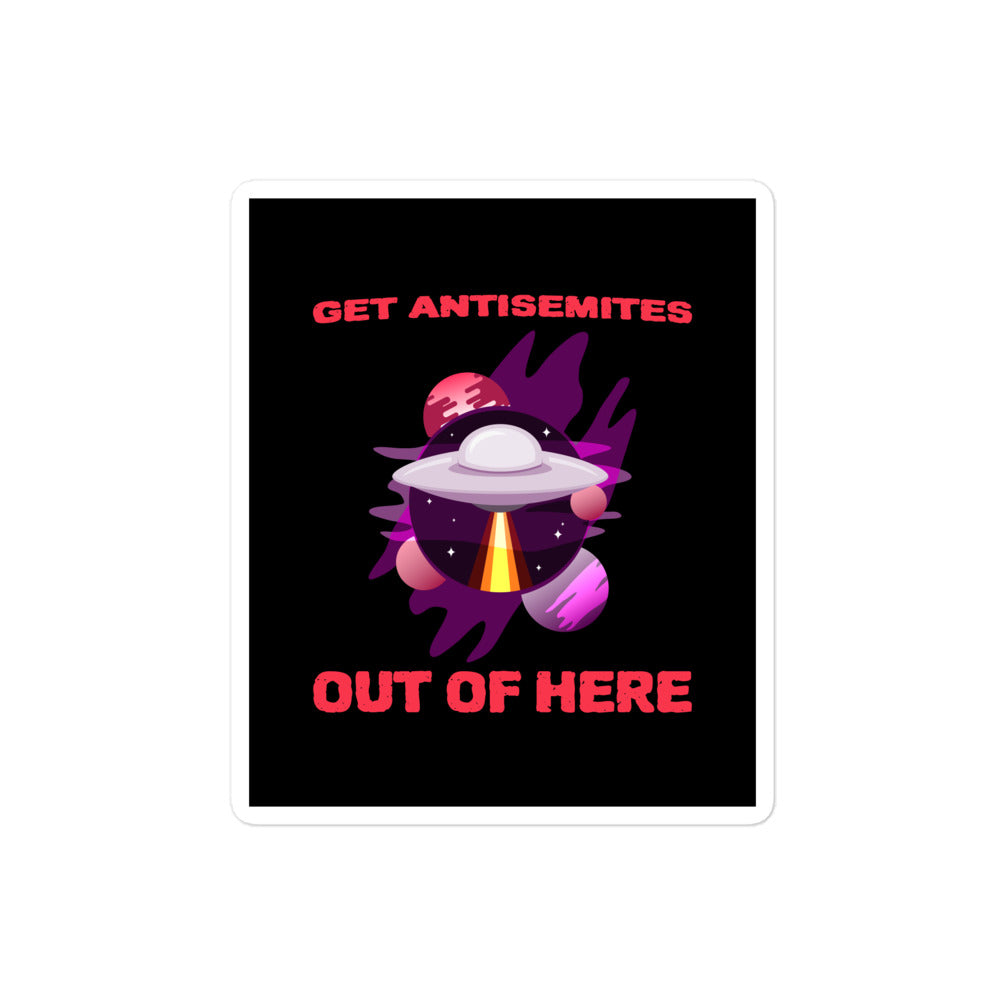 Get Alien Out | Antisemitism | Kiss Cut Sticker Jouparty