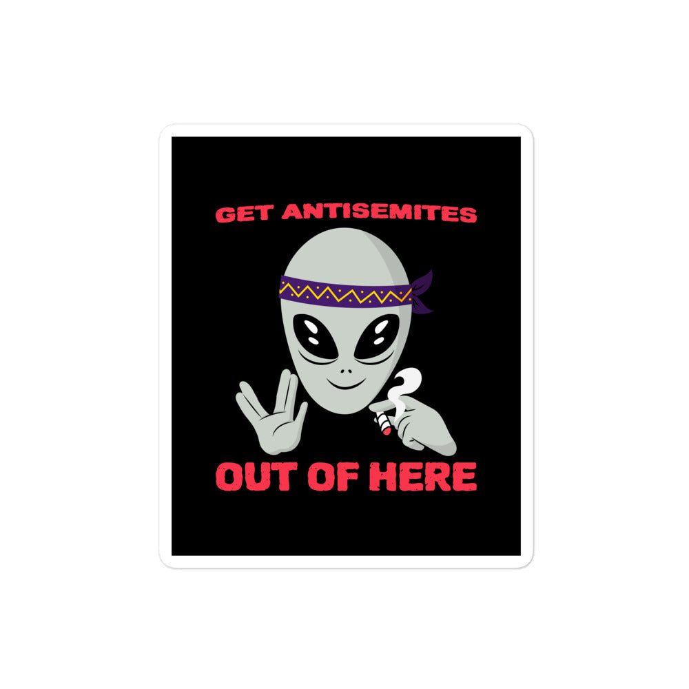 Get Alien Out | Antisemitism | Kiss Cut Sticker