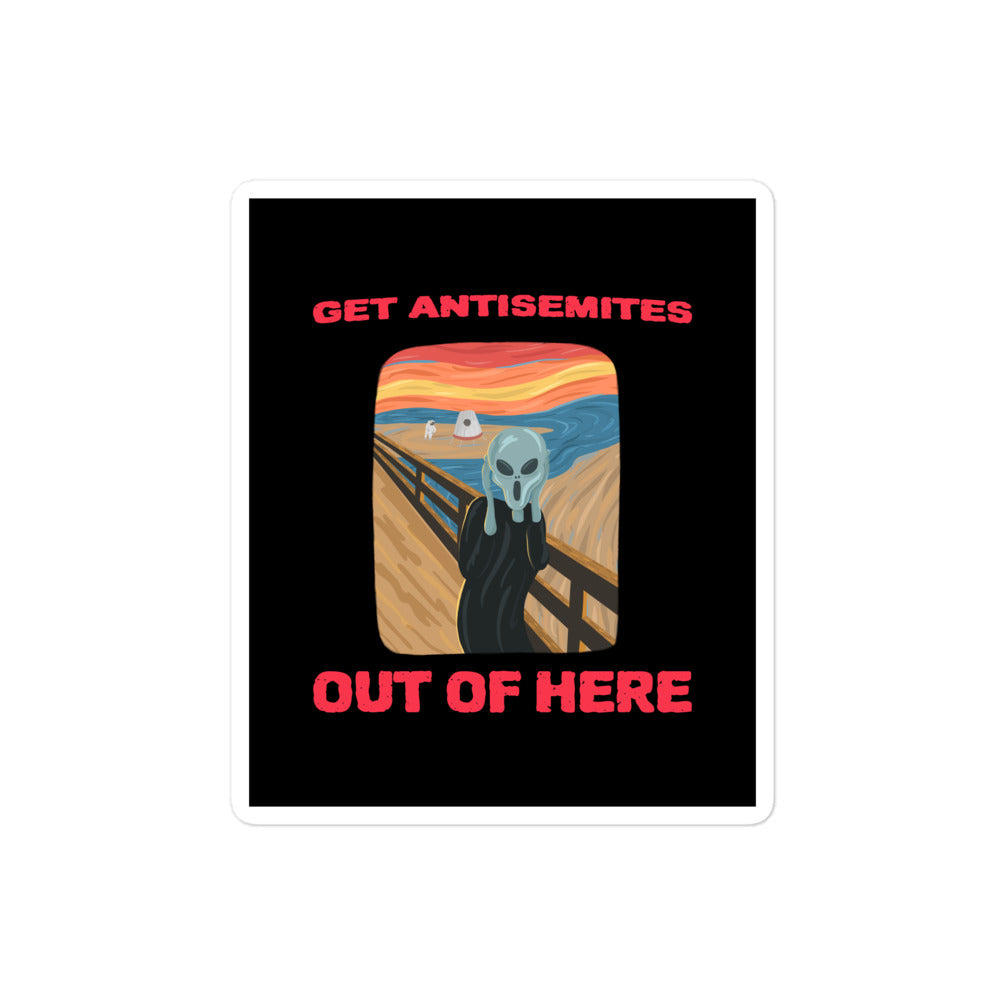Get Alien Out | Antisemitism | Kiss Cut Sticker Jouparty
