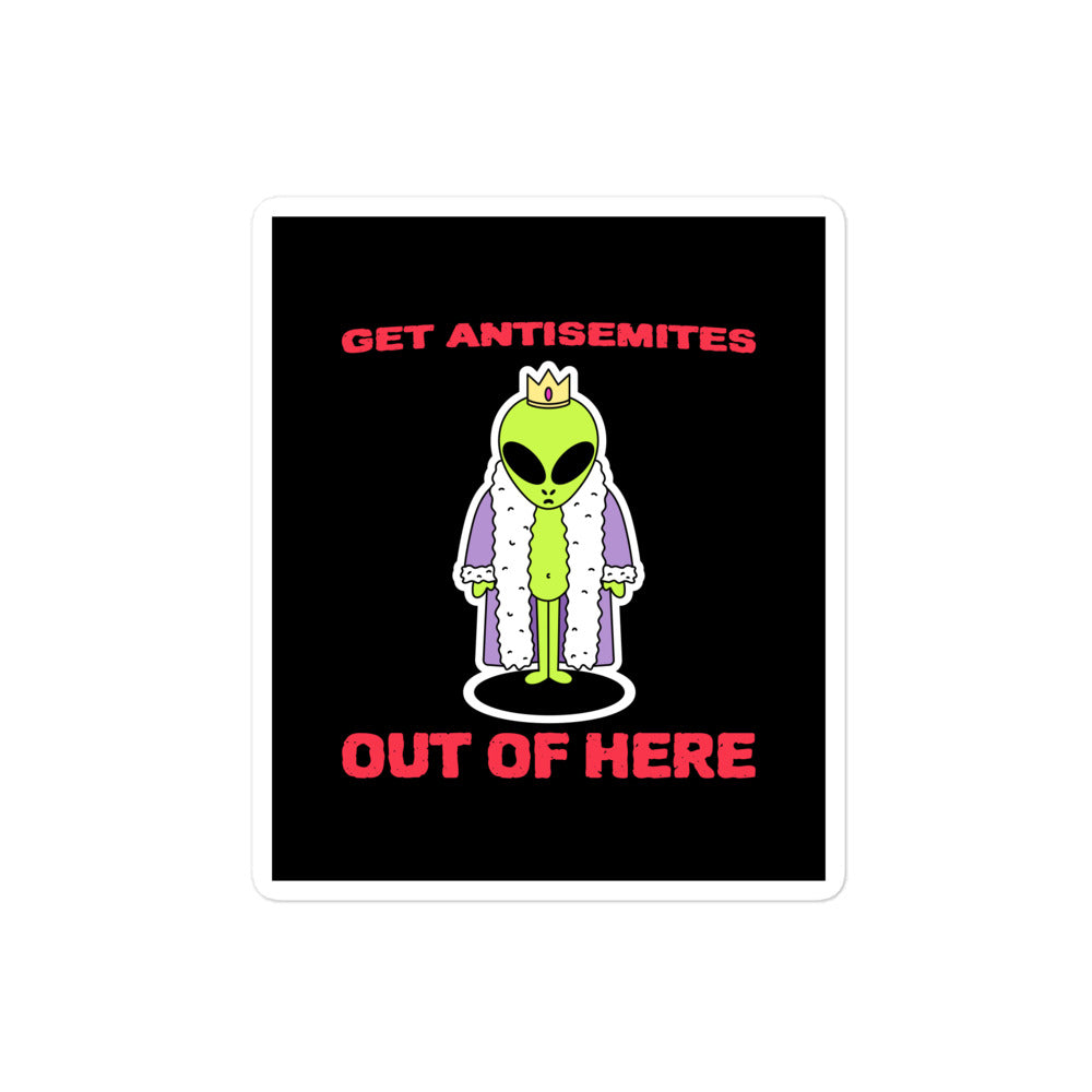 Get Alien Out | Antisemitism | Kiss Cut Sticker Jouparty