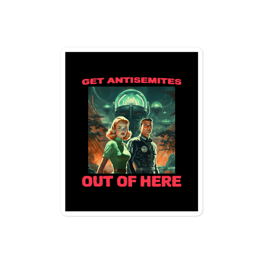 Get Alien Out | Antisemitism | Kiss Cut Sticker Jouparty