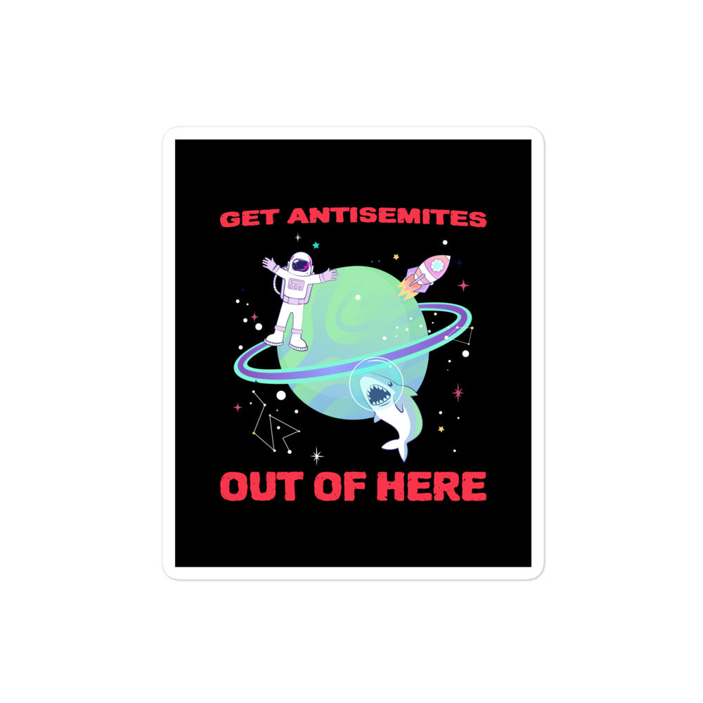 Get Alien Out | Antisemitism | Kiss Cut Sticker Jouparty