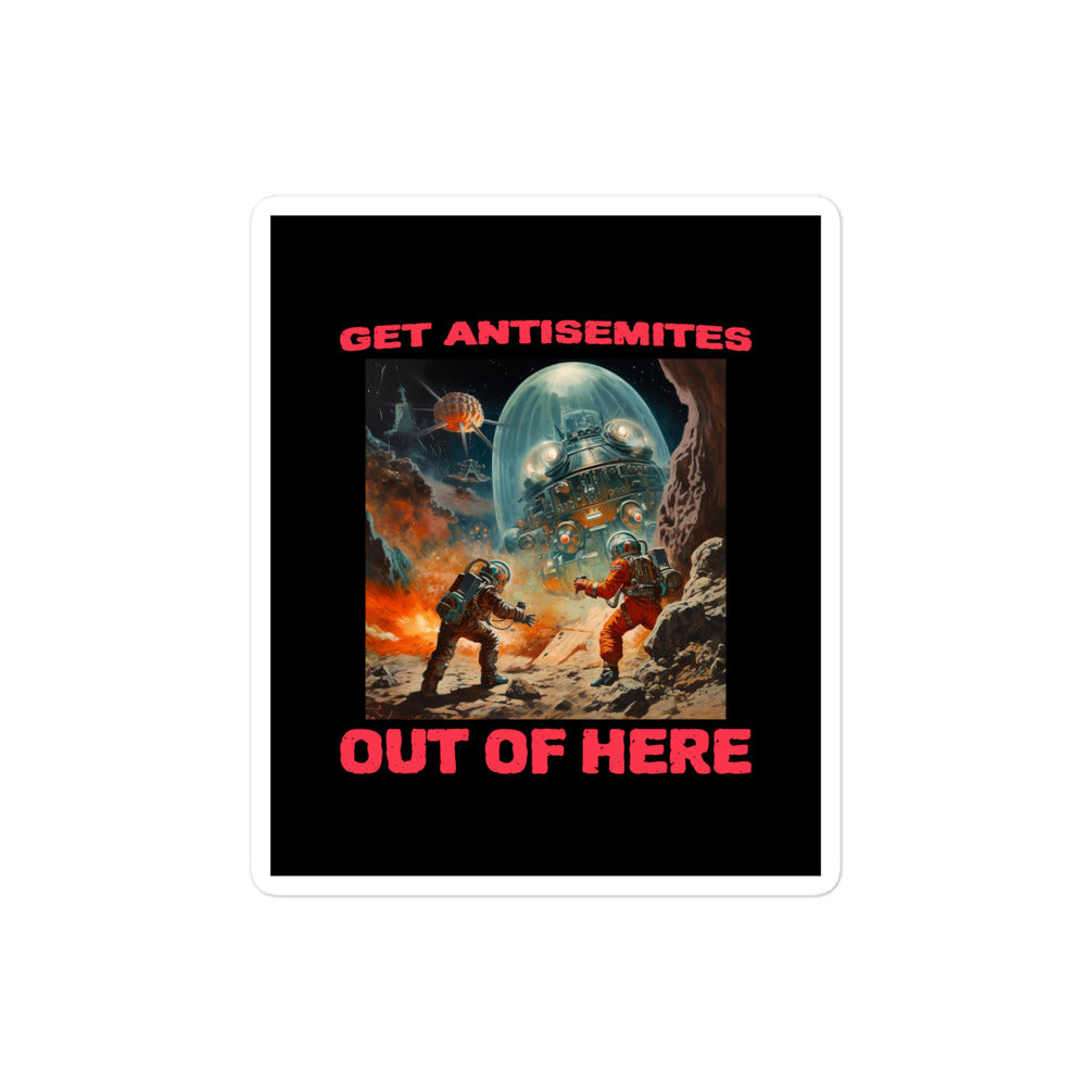 Get Alien Out | Antisemitism | Kiss Cut Sticker Jouparty