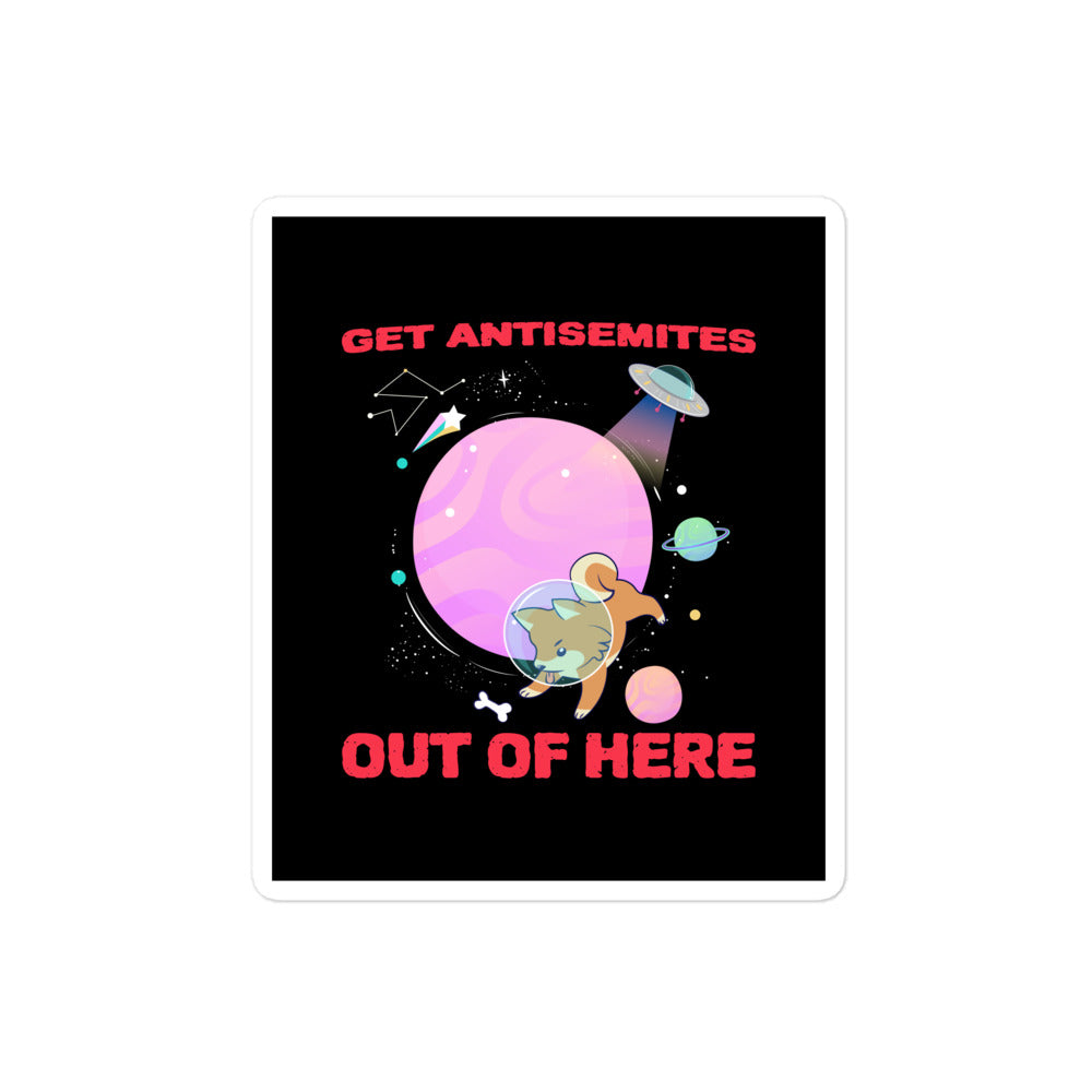 Get Alien Out | Antisemitism | Kiss Cut Sticker Jouparty