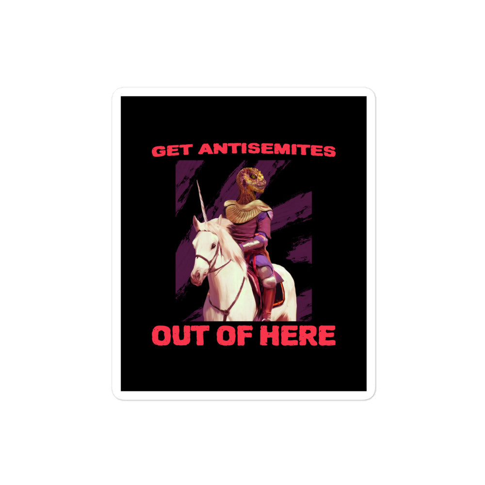 Get Alien Out | Antisemitism | Kiss Cut Sticker