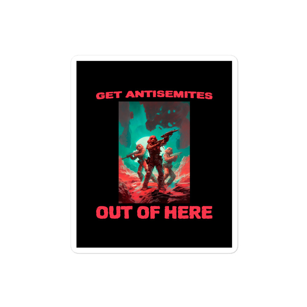 Get Alien Out | Antisemitism | Kiss Cut Sticker