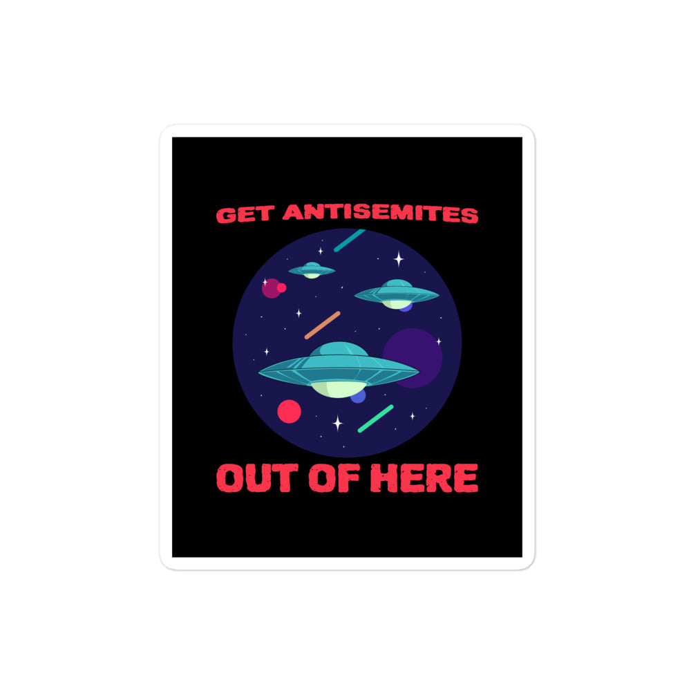 Get Alien Out | Antisemitism | Kiss Cut Sticker