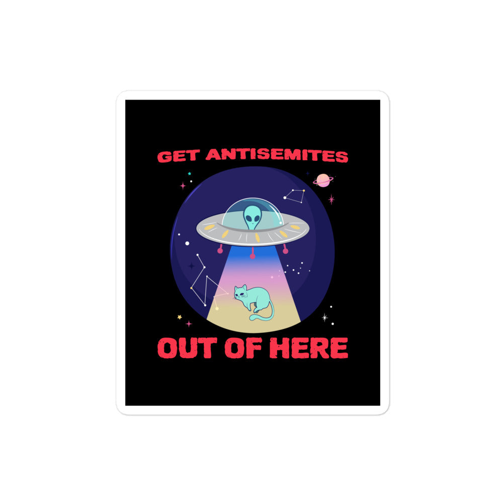 Get Alien Out | Antisemitism | Kiss Cut Sticker Jouparty