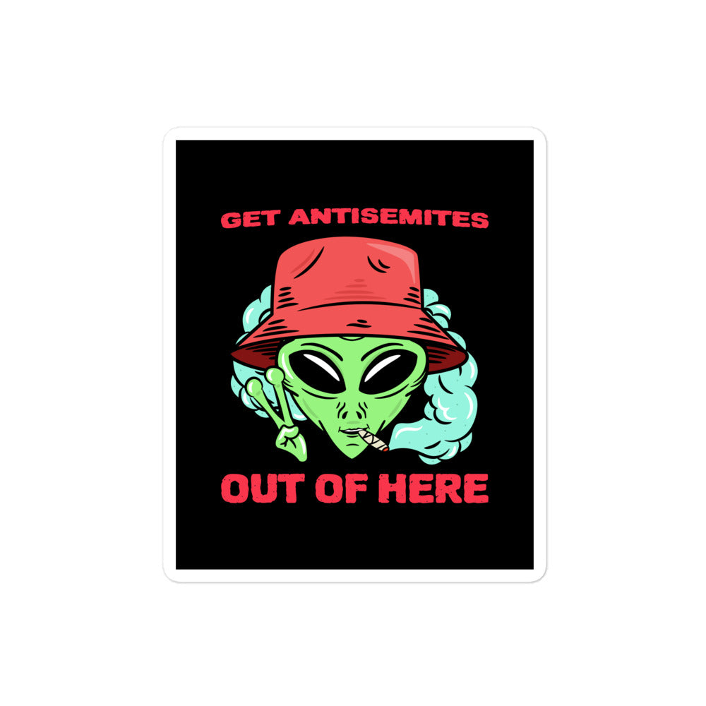 Get Alien Out | Antisemitism | Kiss Cut Sticker Jouparty
