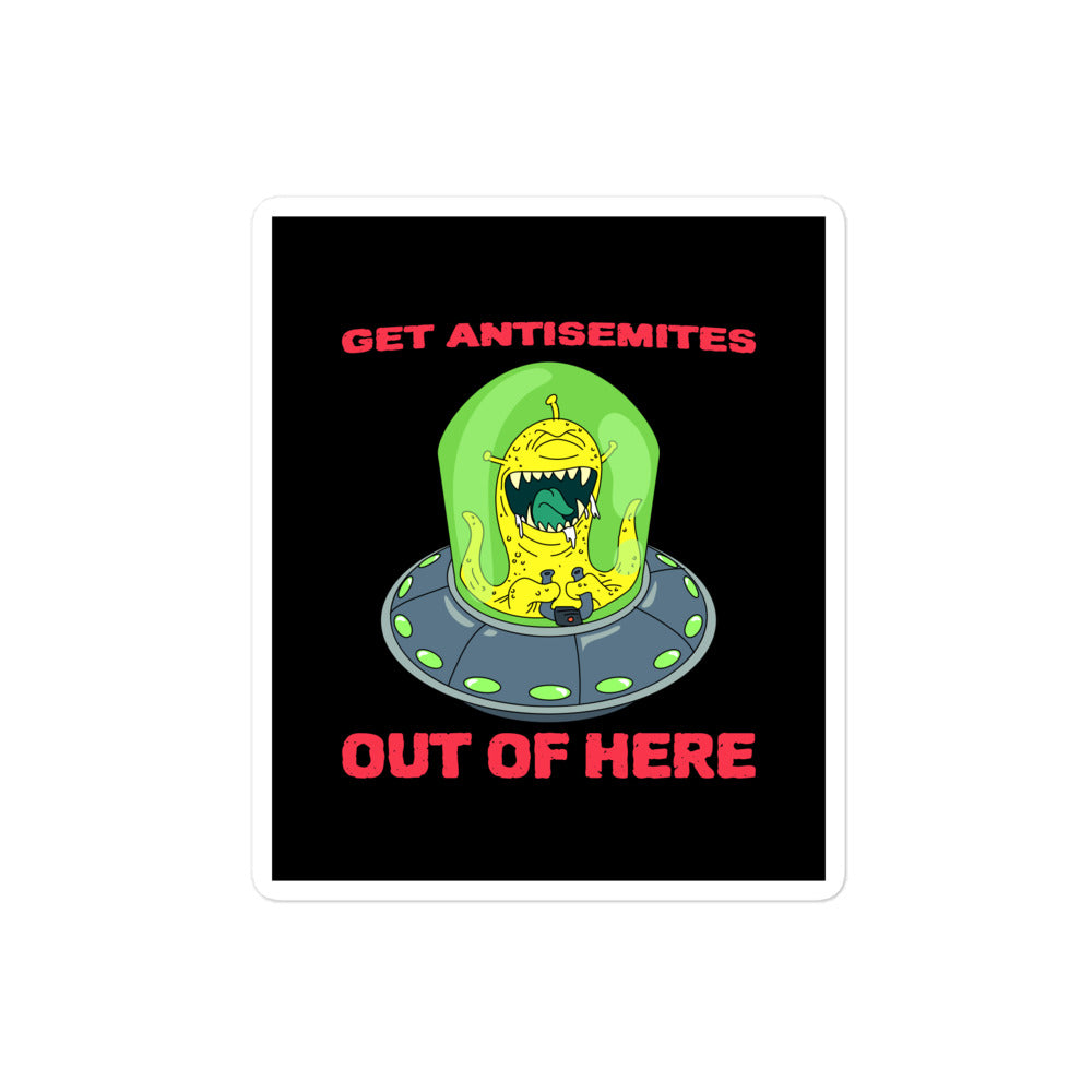 Get Alien Out | Antisemitism | Kiss Cut Sticker Jouparty