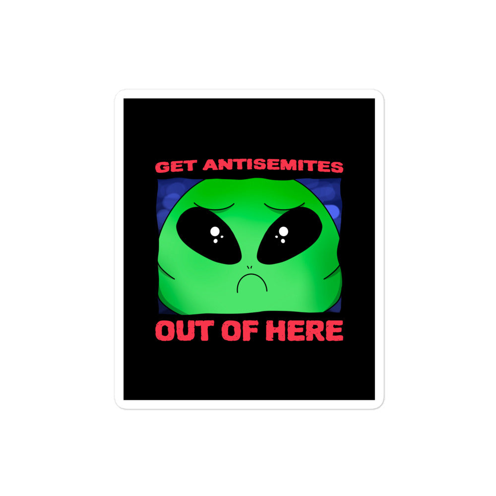 Get Alien Out | Antisemitism | Kiss Cut Sticker Jouparty