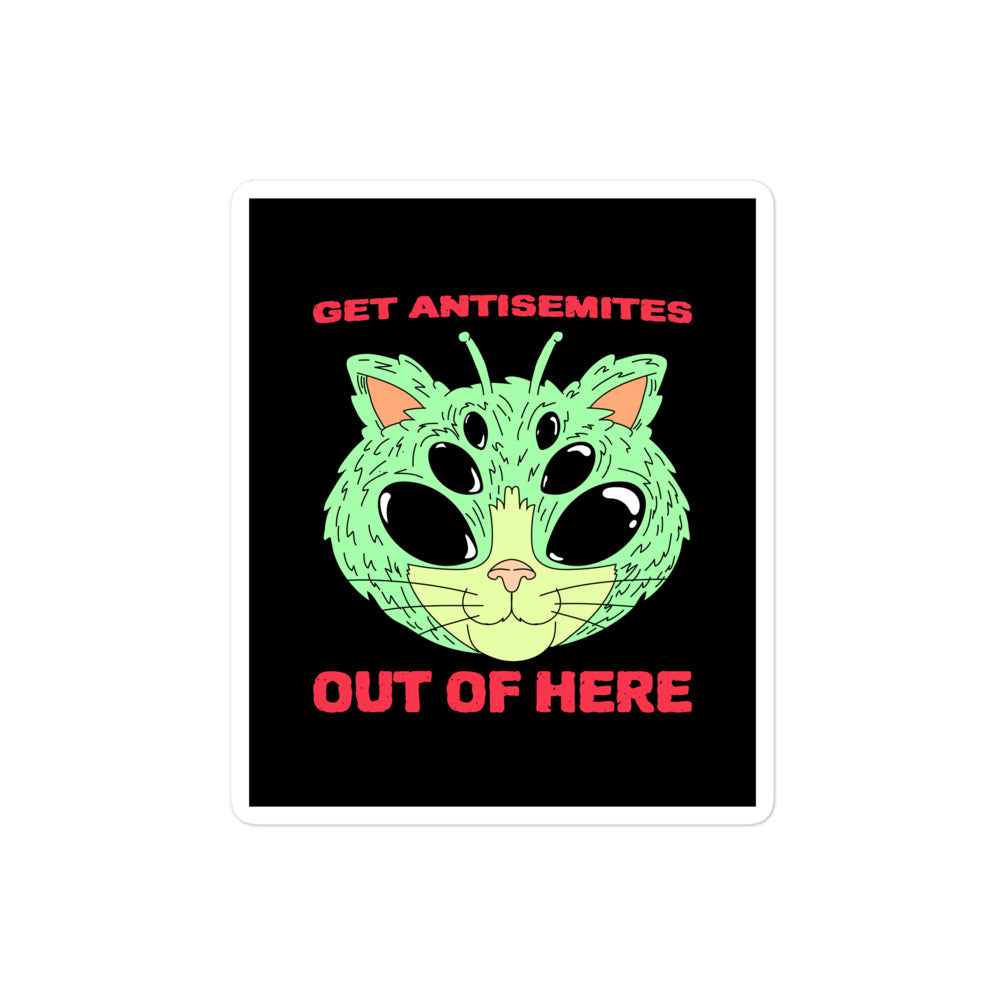 Get Alien Out | Antisemitism | Kiss Cut Sticker Jouparty