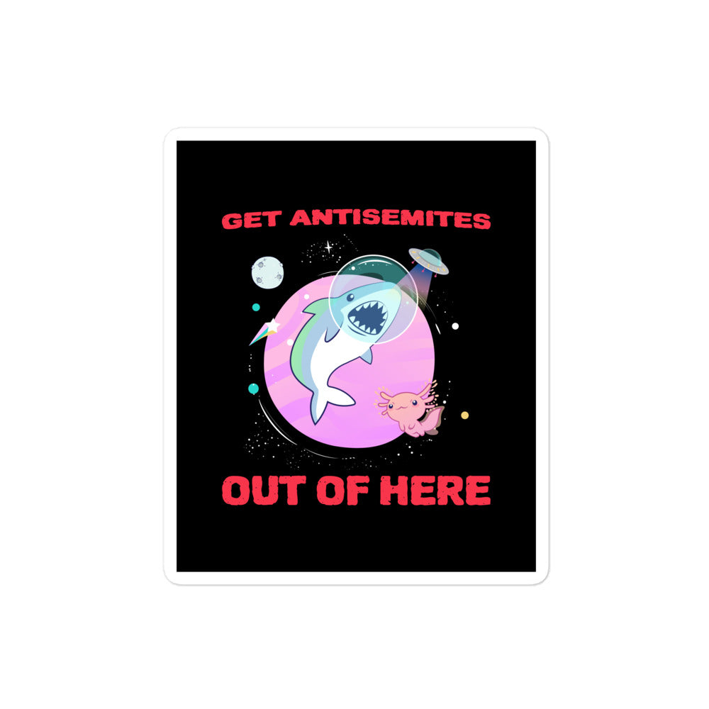 Get Alien Out | Antisemitism | Kiss Cut Sticker Jouparty