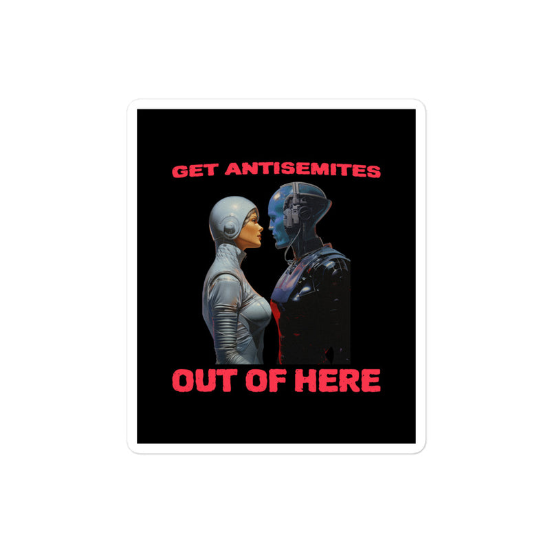 Get Alien Out | Antisemitism | Kiss Cut Sticker