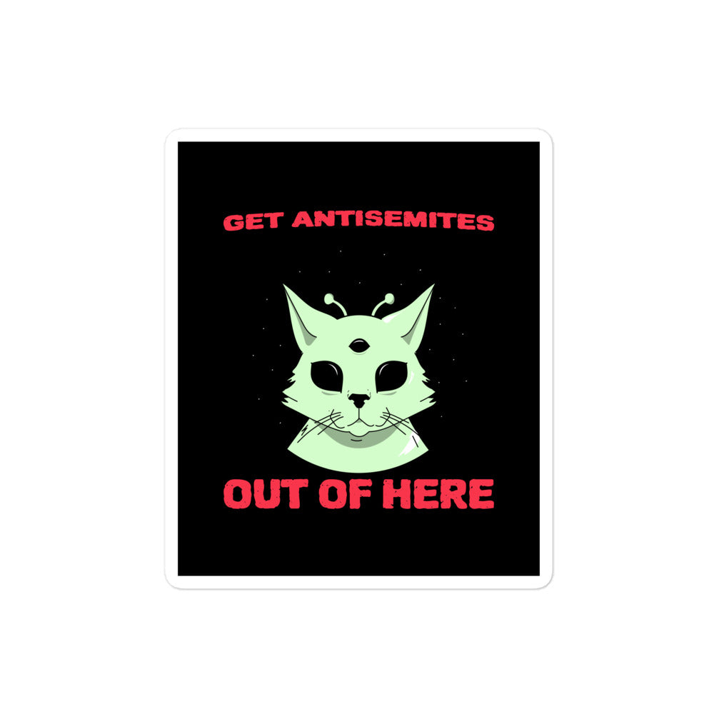 Get Alien Out | Antisemitism | Kiss Cut Sticker Jouparty