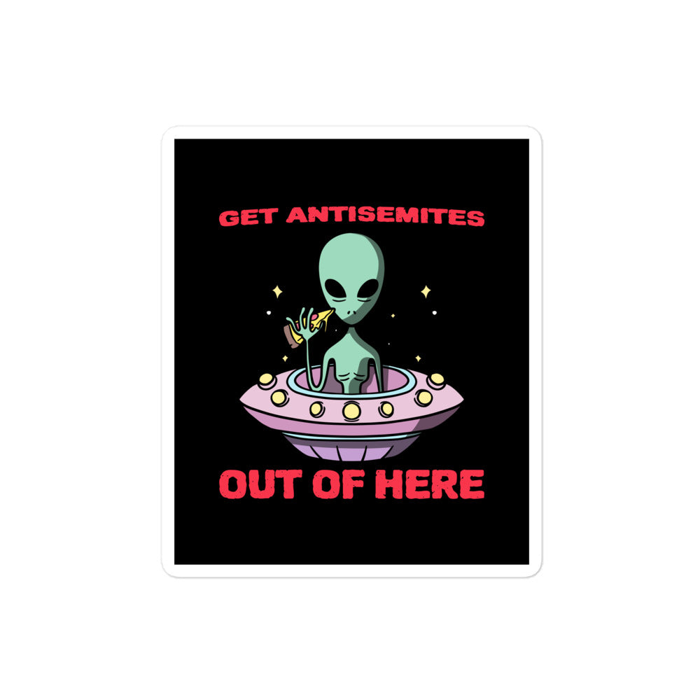 Get Alien Out | Antisemitism | Kiss Cut Sticker Jouparty
