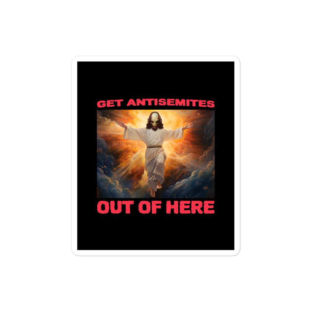 Get Alien Out | Antisemitism | Kiss Cut Sticker Jouparty