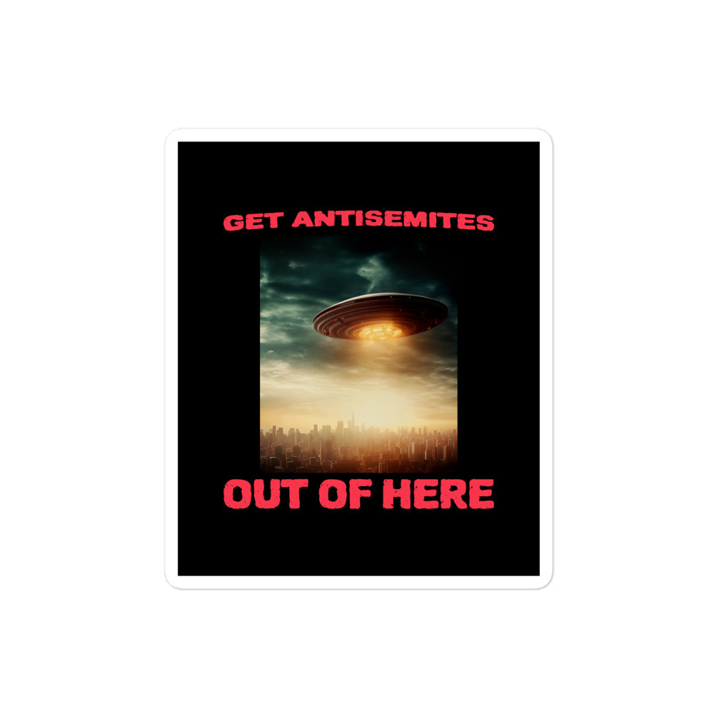 Get Alien Out | Antisemitism | Kiss Cut Sticker Jouparty