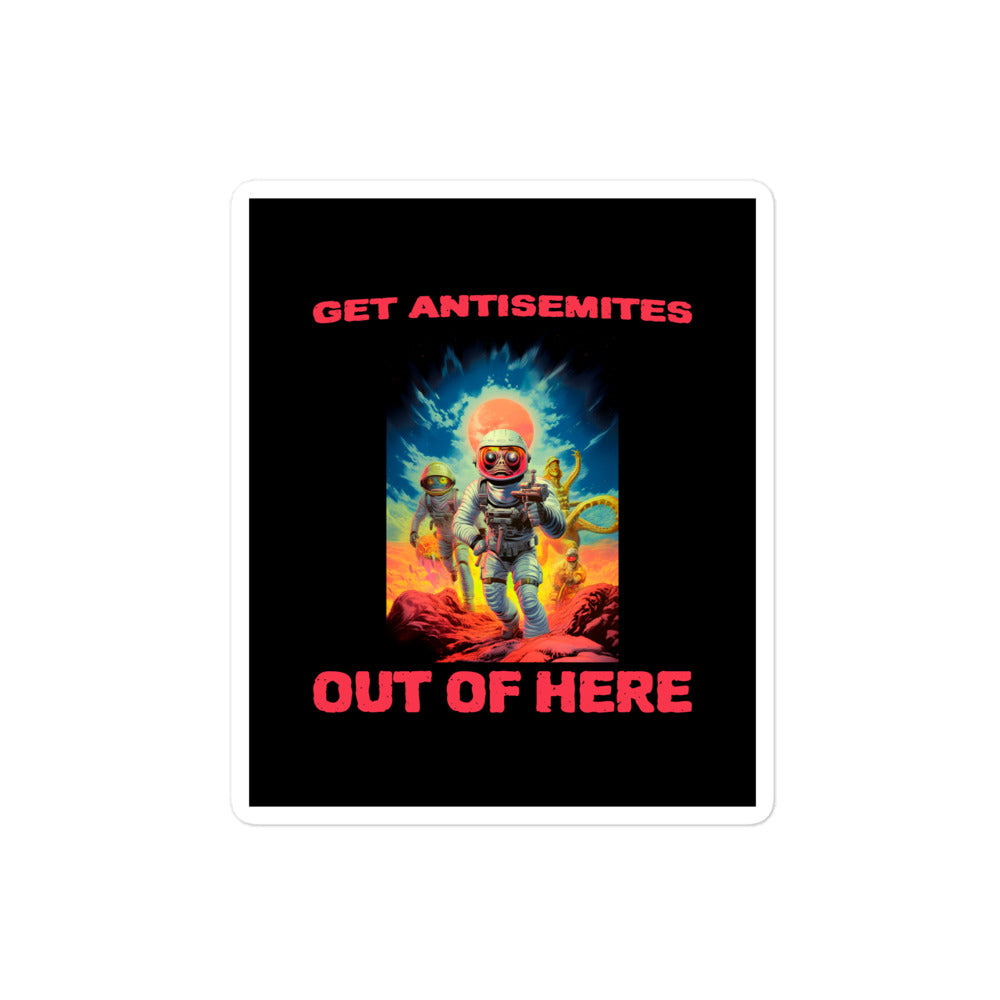 Get Alien Out | Antisemitism | Kiss Cut Sticker Jouparty