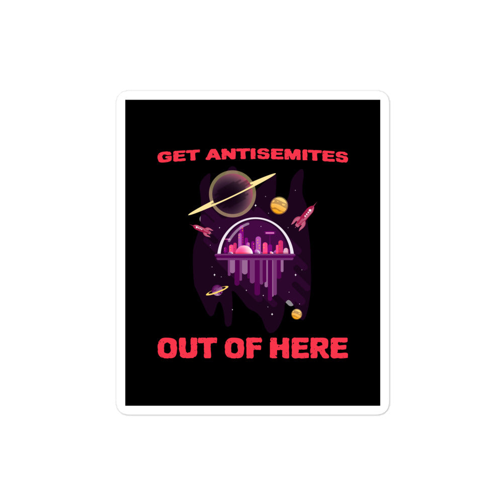 Get Alien Out | Antisemitism | Kiss Cut Sticker