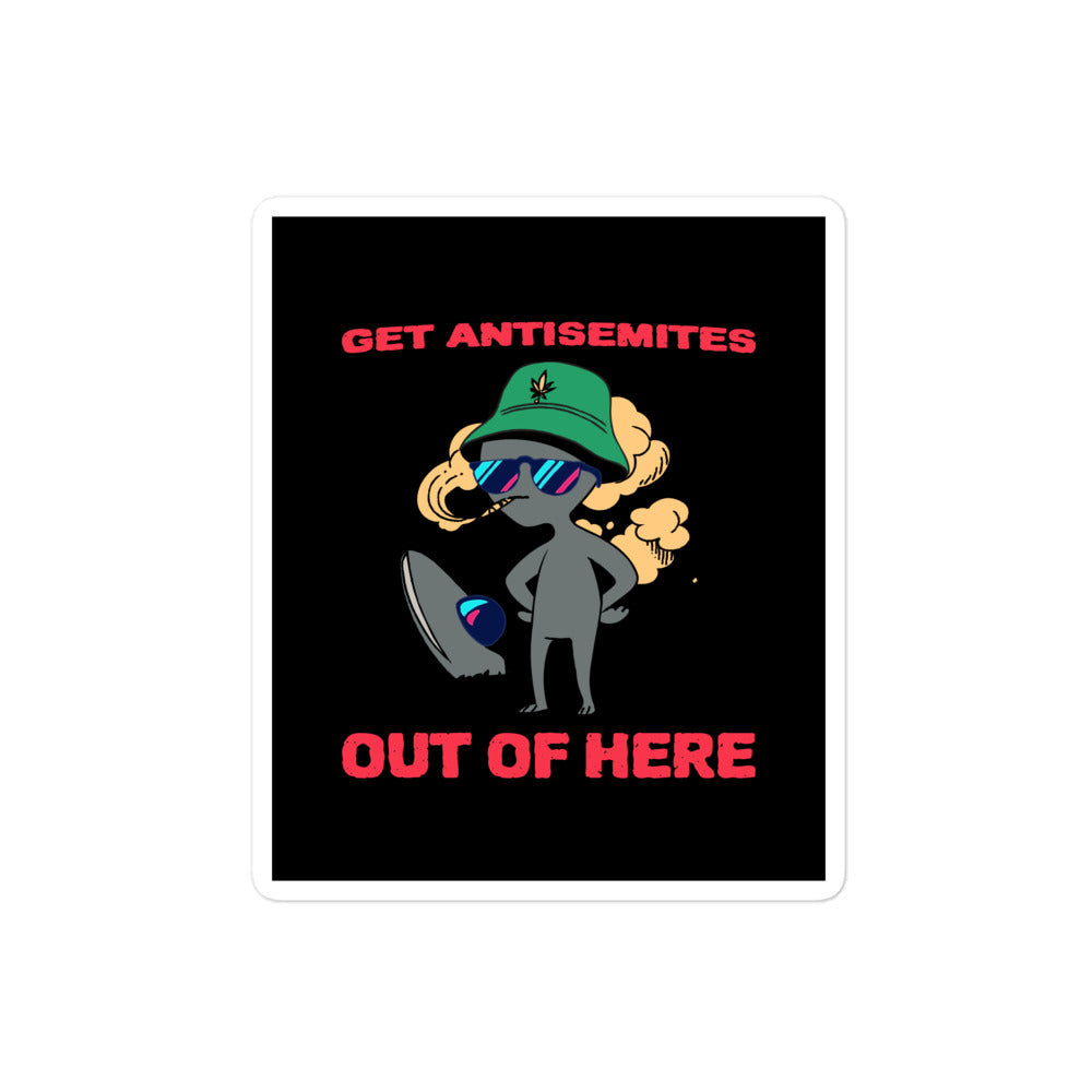 Get Alien Out | Antisemitism | Kiss Cut Sticker Jouparty