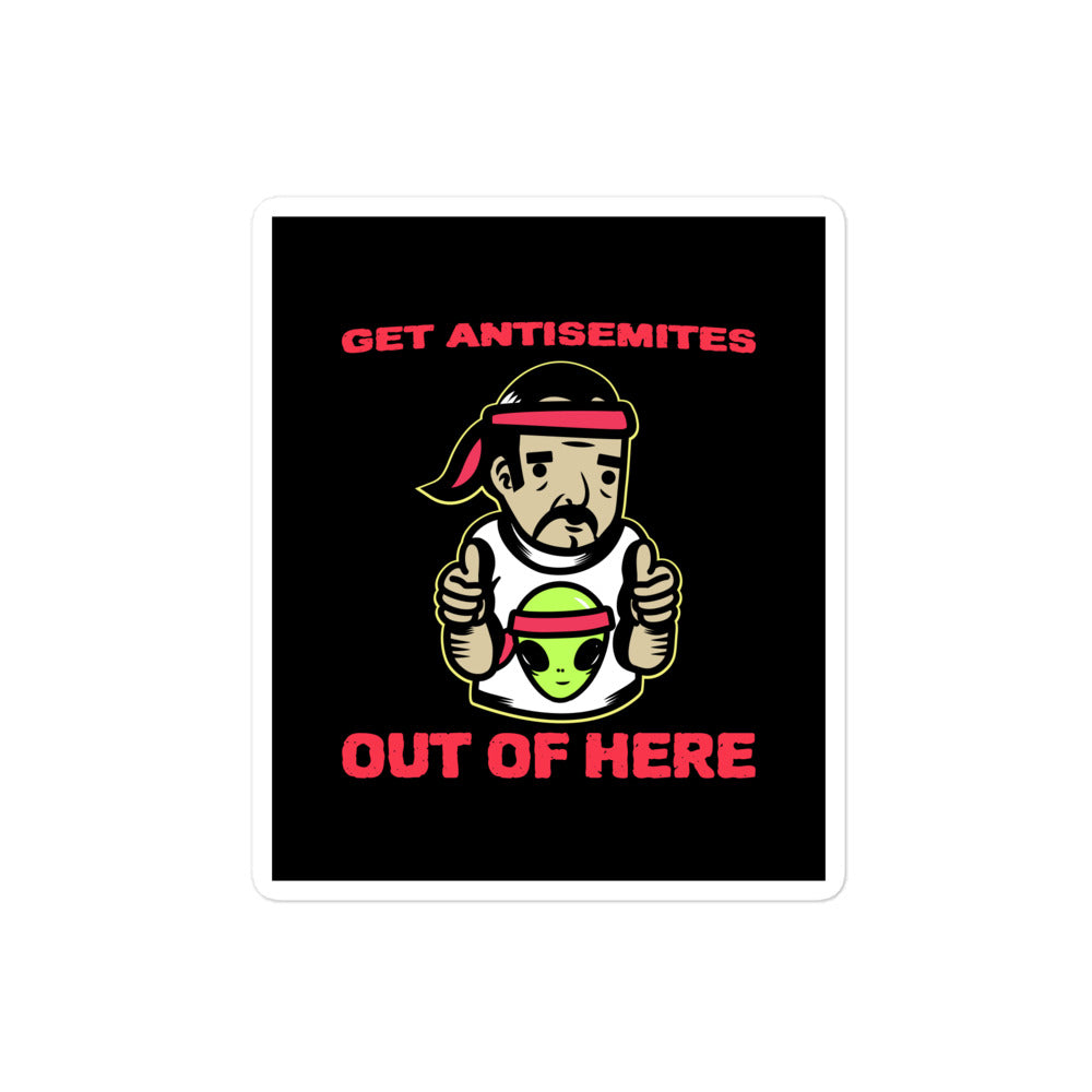 Get Alien Out | Antisemitism | Kiss Cut Sticker Jouparty