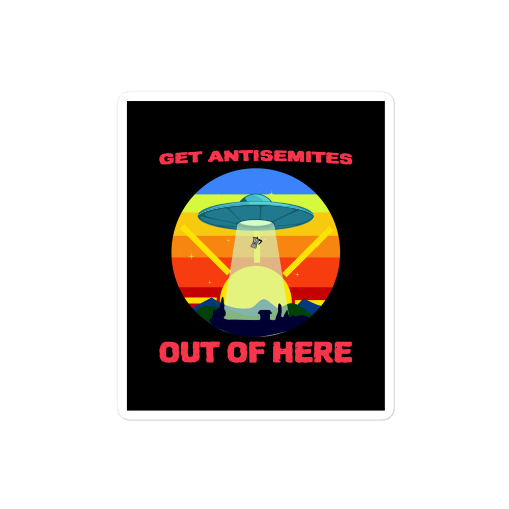 Get Alien Out | Antisemitism | Kiss Cut Sticker Jouparty